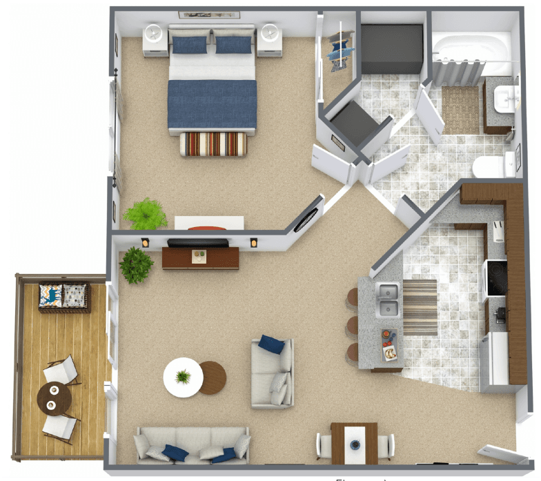 The Alpha floor plan